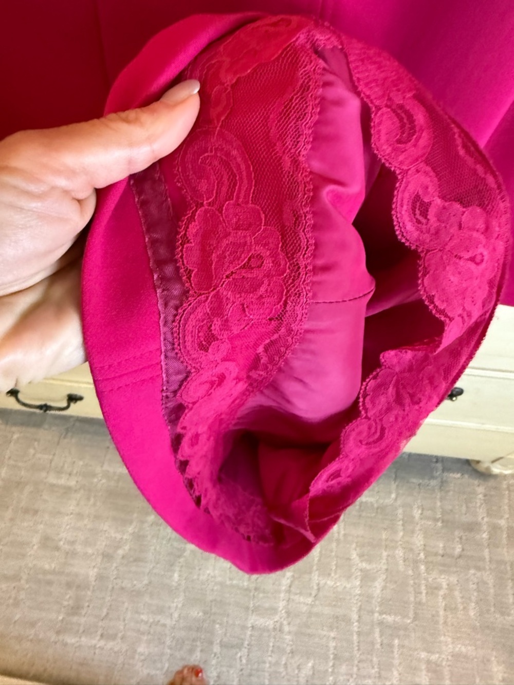 Trina Turk Hot Pink Shift Dress - Picture 5 of 9